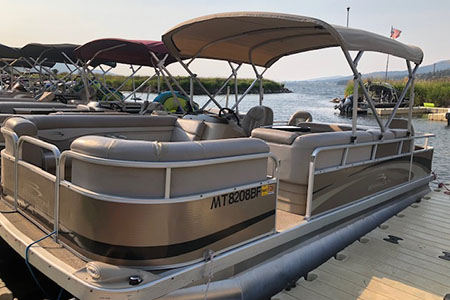 rent a pontoon boat, fishing boat or paddle craft on hebgen lake